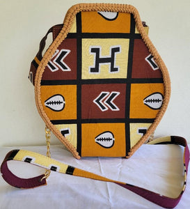 African print handbag