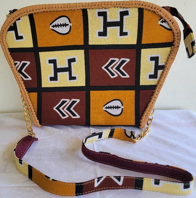 African print handbag