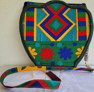 African print handbag