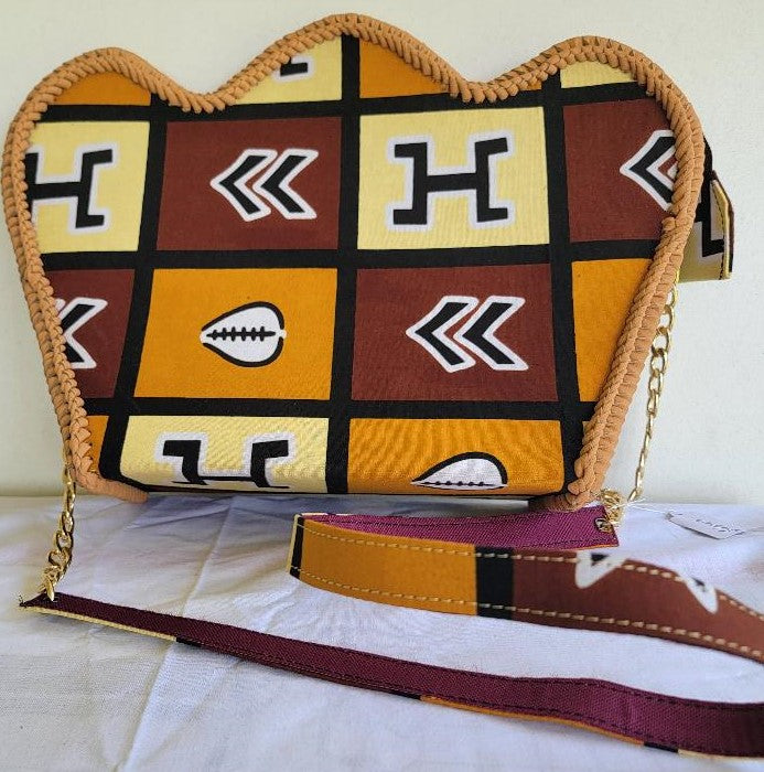 African print handbag
