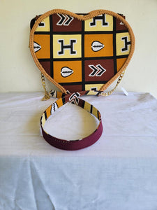 African print handbag