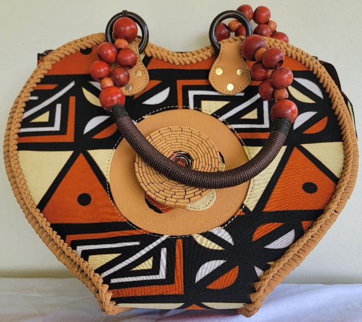 Mudcloth print handag